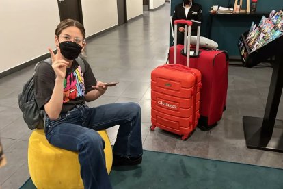 Una 'ola' de fanáticos recibió a Mar Rendón