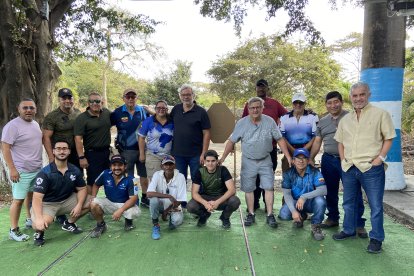 Los deportistas ecuatorianos entrenaron con el famoso Rin Brown en Guayaquil.