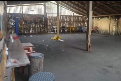 En este sitio se dio la balacera.