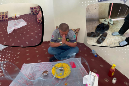 Comer en el suelo una tradición árabe que la podrán utilizar los turistas en el Mundial Catar 2022.