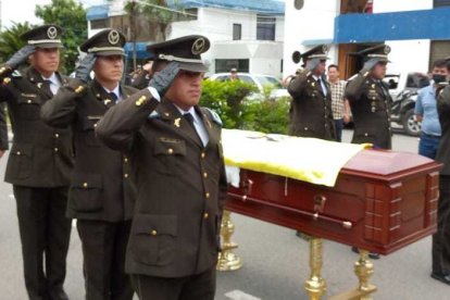 Los restos del agente irán a su natal Ibarra, donde recibirá sepultura.