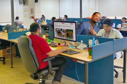 Will Smith también visitó EXTRA.