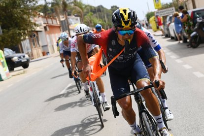 Richard Carapaz ganó la etapa 14 de la Vuelta a España.