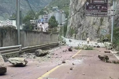 El terremoto tuvo una magnitud de 6,8 grados.