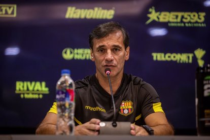 La mañana del miércoles 7 de septiembre de 2022, el técnico Fabián Bustos dirigió su primera práctica en Barcelona.