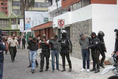 Los sospechosos fueron capturados luego de una persecución.