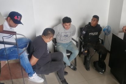 Los sospechosos fueron llevados a la Unidad Judicial del cuartel Modelo.