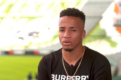 Byron Castillo en una entrevista con Telemundo Deportes.