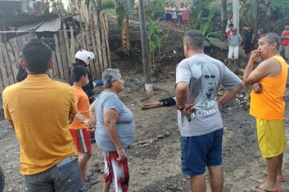 El Martes 13 también dejó su rastro de muerte en un barrio del cantón El Empalme.