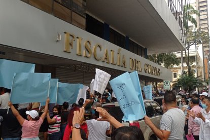 Guayaquil: Plantón contra la administración de Cynthia Viteri