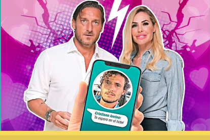 Francesco Totti y su ex Ilary Blasi, un amor que duro 20 años.