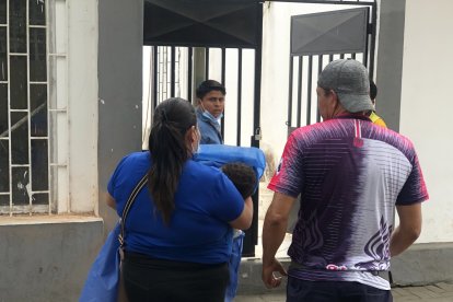 Roxana Romero tomó a su sobrino sin vida.