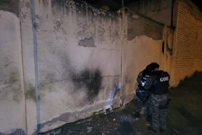 La onda explosiva provocó daños mínimos en una pared. Ocurrió la madrugada del martes 20 de septiembre.