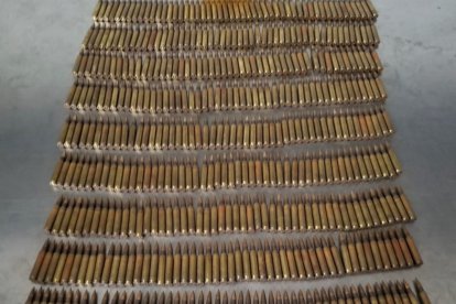 Los sujetos llevaban las municiones en dos envolturas.