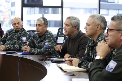 La reunión de altos mandos se llevó a puerta cerrada.
