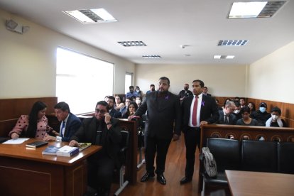 La diligencia fue privada. Solo las partes procesales estuvieron presentes.