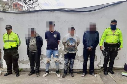 Cuatro, de los cinco implicados, fueron puestos a órdenes de las autoridades.