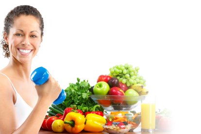 Una dieta equilibrada también es necesaria a la hora de ejercitarse.