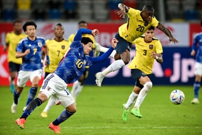 La selección de Ecuador igualó sin goles ante Japón, en el último amistoso previo al Mundial de Catar.