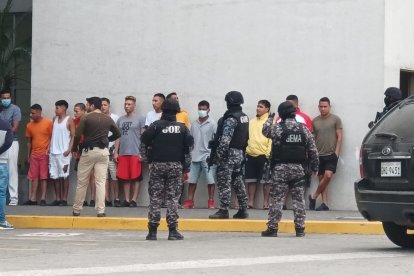 Los detenidos fueron puestos a órdenes de las autoridades.