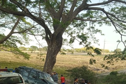 Los conductores de los autos involucrados en el siniestro se la ‘sacaron’ del sitio.