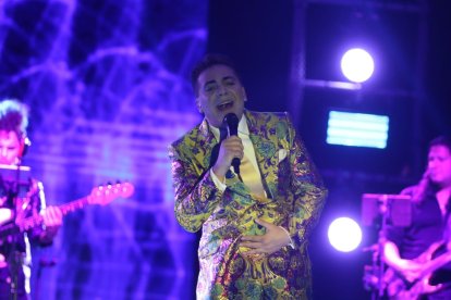 Cristian Castro interpretó algunos temas clásicos en Guayaquil.