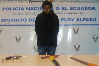 El detenido es de nacionalidad colombiana.
