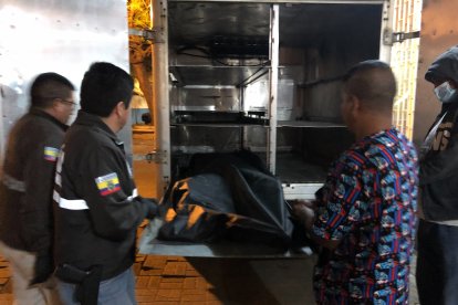 El fallecido fue retirado del sitio tras conocerse del hecho.