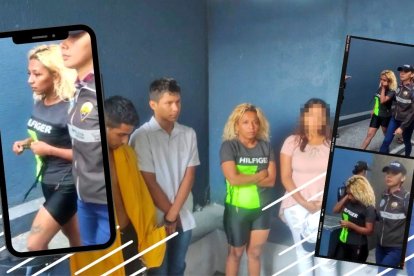 Los sospechosos fueron llevados al Cuartel Modelo para la audiencia de formulación de cargos. Paola Echeverría, alias Shakira, sería la líder de la banda criminal que operaba en Petrillo.