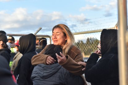 El sufrimiento de los  parientes de los internos era evidente afuera del centro penitenciario.