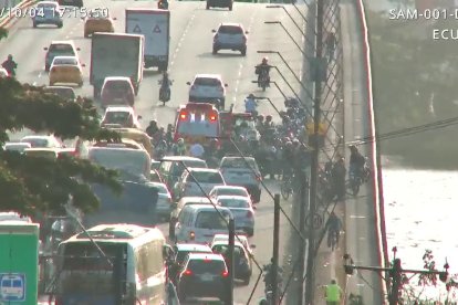 Motociclista murió en accidente en el puente de la Unidad Nacional