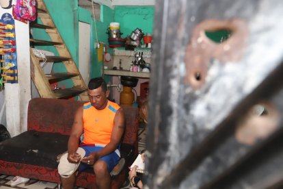 Con tristeza, Jorge Germán relató como fueron los últimos minutos de vida de su esposa.