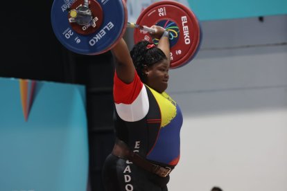 Lisseth Ayoví fue la mejor en los + 87 kg e impuso nueva marca a un récord que antes también fue suyo.
