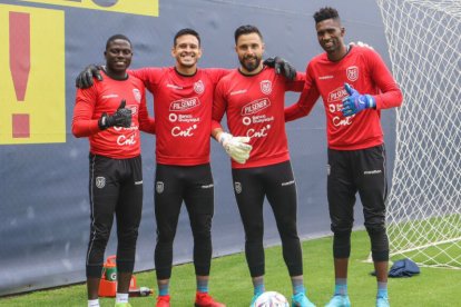 Moisés Ramírez, Gonzalo Valle, Hernán Galíndez y Alexander Domínguez ya compartieron un microciclo a mediados de agosto.