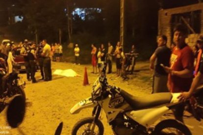 Autoridades fueron a hacer el respectivo levantamiento de cadáver.