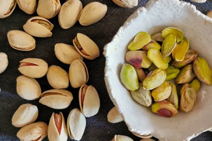 El pistacho aporta crocancia a los platillos.