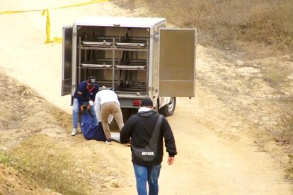 El cuerpo fue levantado por personal de Medicina Legal.