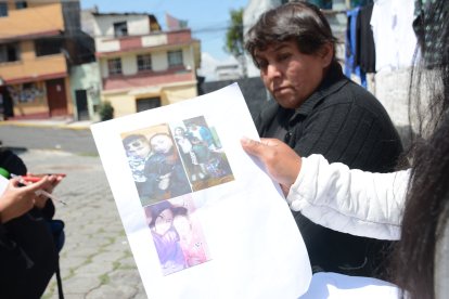 La pareja viajó desde la  capital ecuatoriana junto a su hija de seis años en busca de mejorar su situación económica.