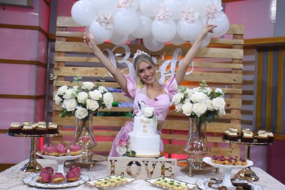 Emiliana Valdez se despidió de su soltería en su programa