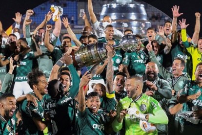 Palmeiras es el vigente campeón de la Copa Libertadores, levantó la copa en la edición del 2021.