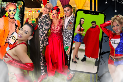 Talentos de la pantalla ecuatoriana se pusieron su mejor disfraz.