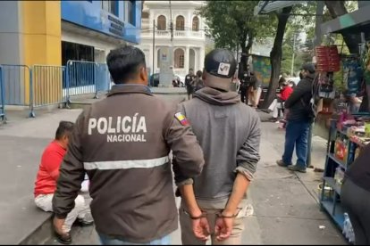 Siete de los detenidos tienen antecedentes penales por el mismo delito.