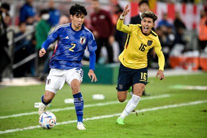 La selección de Ecuador (d) disputó en septiembre de 2022 su último amistoso, previo al Mundial de Catar 2022.