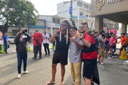 Hinchas de Flamengo cnsideran que ganaran la Copa Libertadores 2022.