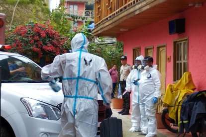 La policía realizó, la mañana de este viernes 28 de octubres de 2022, una nueva inspección en el hotel.