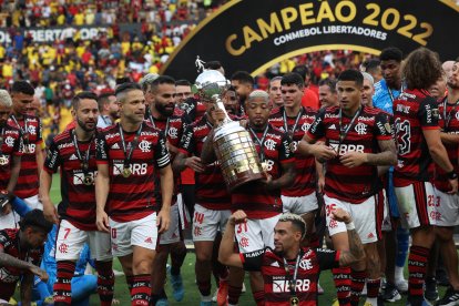 Flamengo, campeón de la Copa Libertadores en el estadio Monumental.