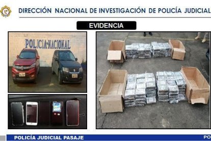 Estas son parte de las evidencias obtenidas en este caso, antes de llegar al oficial de Policía.