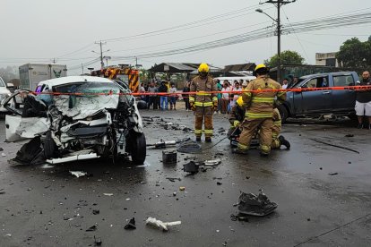 Sucedió en un accidente de tránsito. La víctima se llamaba Boris Intriago.