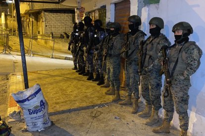 El rescate estuvo liderado por Fuerzas Armadas y policías.