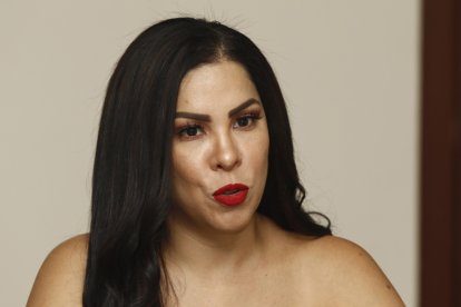 María Mercedes pacheco se quedó lsin poder presentar la obra Amigas y Rivales, junto a la actriz Hilda Saraguayo